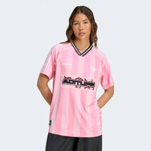 adidas Originals Jersey Adituff z 3 Paskami kobiety Komplety dresowe różowy rozmiar Odzież