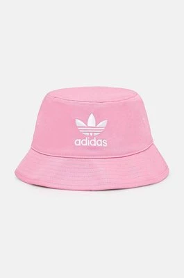 adidas Originals kapelusz bawełniany Adicolor kolor różowy bawełniany HM1678