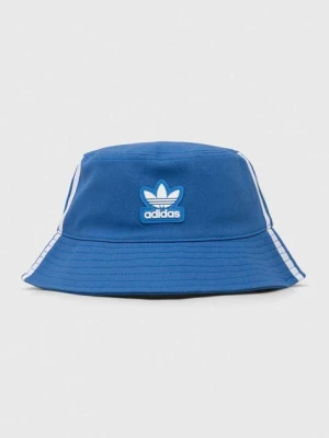 adidas Originals kapelusz bawełniany kolor niebieski bawełniany IS4632