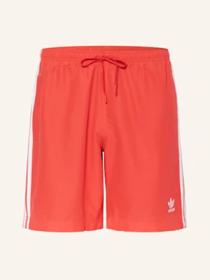 Adidas Originals Kąpielówki Bokserki Adicolor 3-Streifen 8-Inch rot