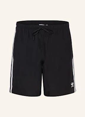 Adidas Originals Kąpielówki Bokserki Adicolor 3-Streifen 8-Inch schwarz