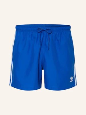 Adidas Originals Kąpielówki Bokserki Adicolor 3 Stripes Swim 5 Inch blau