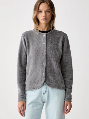 adidas Originals kardigan damski Chenille szary