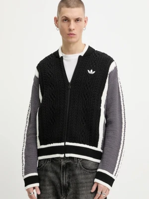 adidas Originals kardigan Wicons męski kolor czarny KS5437