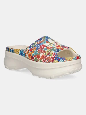 adidas Originals klapki Adifom Stan Slide damskie kolor beżowy na platformie JI2765