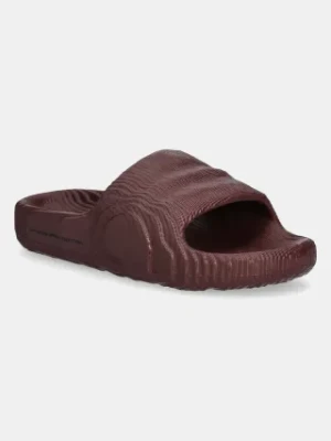 adidas Originals klapki Adilette 22 W damskie kolor bordowy JH9691
