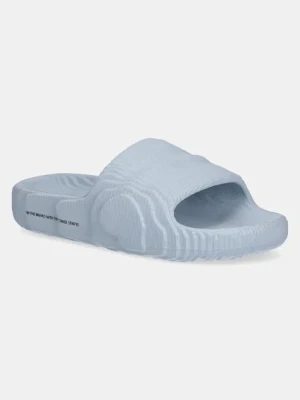 adidas Originals klapki Adilette 22 W damskie kolor niebieski JH9689