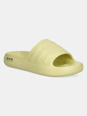 adidas Originals klapki Adilette Ayoon damskie kolor żółty JH9686
