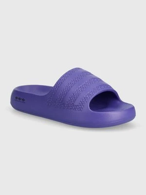 adidas Originals klapki ADILETTE AYOON W damskie kolor fioletowy na platformie IE5619