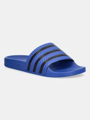 adidas Originals klapki Adilette męskie kolor niebieski JR3620