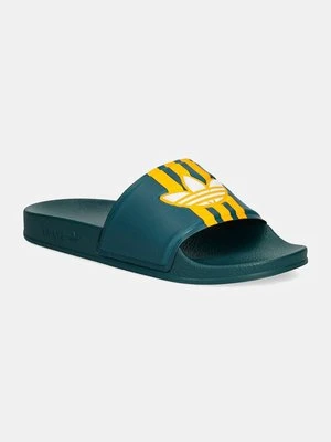 adidas Originals klapki Adilette męskie kolor zielony IG9268