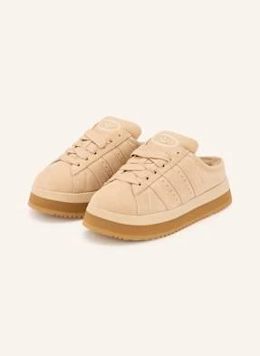 Adidas Originals Klapki Na Platformie Campus 00s beige