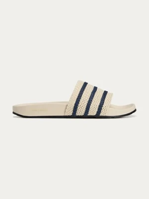 adidas Originals klapki skórzane x Wales Bonner Adilette damskie kolor biały JR0228