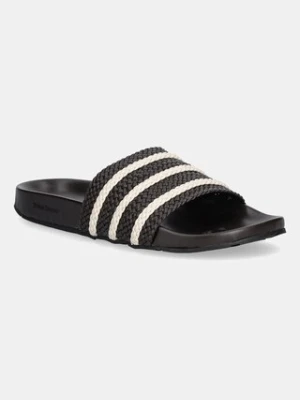 adidas Originals klapki skórzane x Wales Bonner Adilette damskie kolor brązowy JR0229