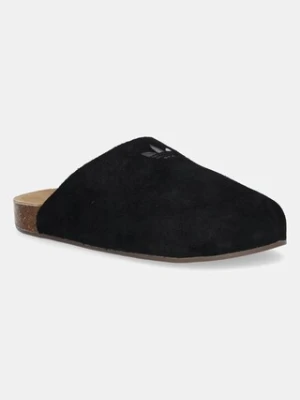 adidas Originals klapki zamszowe Adimule kolor czarny JQ4367