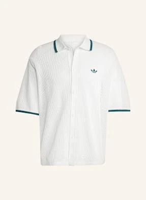 Adidas Originals Koszula Z Dzianiny Adidas Originals Button Down Loose Fit weiss