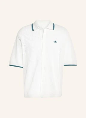 Adidas Originals Koszula Z Dzianiny Adidas Originals Button Down Loose Fit weiss