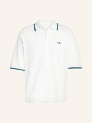 Adidas Originals Koszula Z Dzianiny Adidas Originals Button Down Loose Fit weiss