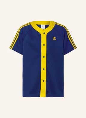 Adidas Originals Koszula Z Krótkim Rękawem Comfort Fit Z Piki blau