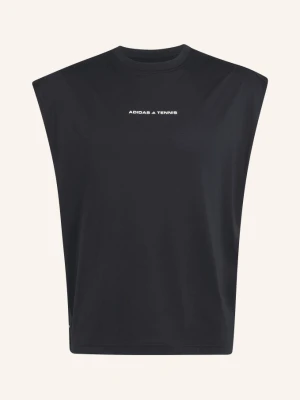 Adidas Originals Koszulka Bez Rękawów Tennis Culture schwarz CZARNY