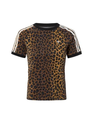 adidas Originals Koszulka damska - Cali Kobiety Bawełna brązowy|wielokolorowy wzorzysty,