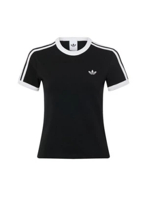 adidas Originals Koszulka damska Kobiety Bawełna czarny|biały jednolity,