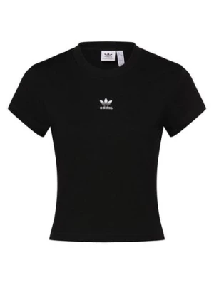 adidas Originals Koszulka damska Kobiety Bawełna czarny jednolity,