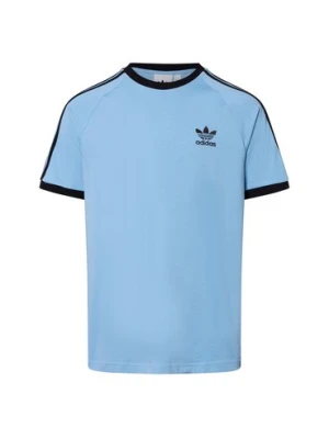 adidas Originals Koszulka męska Mężczyźni Bawełna niebieski jednolity,
