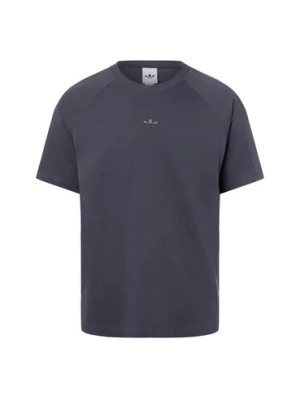 adidas Originals Koszulka męska Mężczyźni Bawełna szary jednolity,