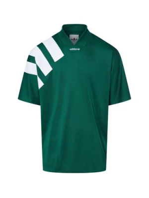 adidas Originals Koszulka męska Mężczyźni zielony jednolity,