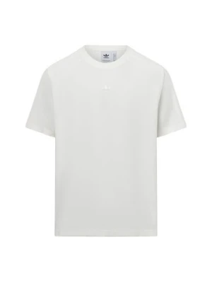 adidas Originals Koszulka męska - P Essential Mężczyźni Bawełna biały jednolity,