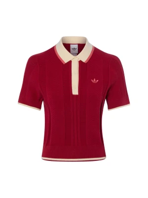 adidas Originals koszulka polo Kobiety czerwony | wyrazisty róż