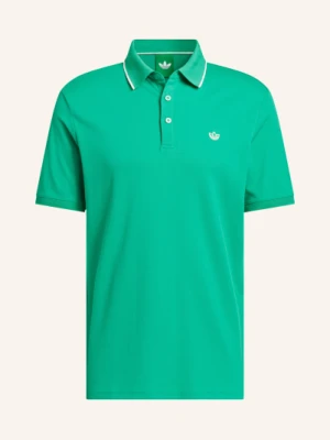 Adidas Originals Koszulka Polo Piqué Originals Twistknit Trefoil gruen