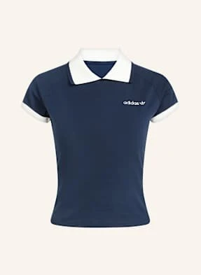 Adidas Originals Koszulka Polo Z Dżerseju blau