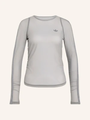 Adidas Originals Koszulka Z Długim Rękawem Adidas Originals Sport Z Siateczki grau SZARY