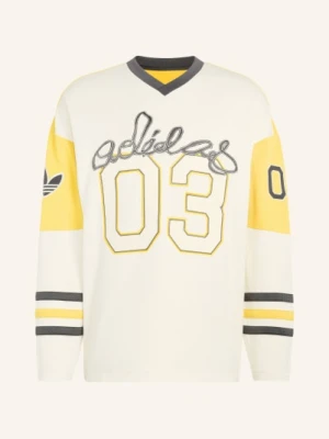 Adidas Originals Koszulka Z Długim Rękawem Originals Hockey Z Siateczki beige