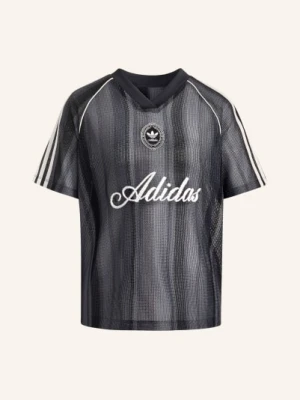 Adidas Originals Koszulka Z Dzianiny Adidas Originals Summer Glow Knitted Oversized Jersey schwarz czarny