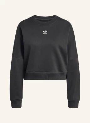 Adidas Originals Krótka Bluza Nierozpinana Ess Crew schwarz