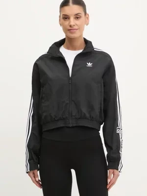 adidas Originals kurtka Adibreak kolor czarny przejściowa oversize JD0860