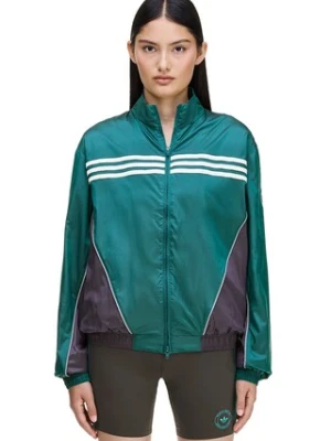 adidas Originals kurtka adidas Originals x Sporty & Rich kolor zielony przejściowa oversize KA7990