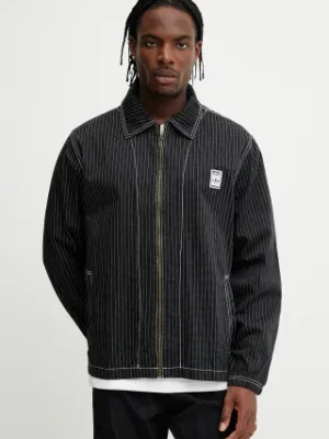 adidas Originals kurtka bawełniana Wabash Nylon Coach kolor czarny przejściowa JP4485