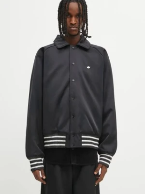 adidas Originals kurtka bomber Bomber Jkt kolor czarny zimowa oversize JV7624