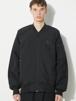 adidas Originals kurtka bomber męski kolor czarny przejściowa IS5385