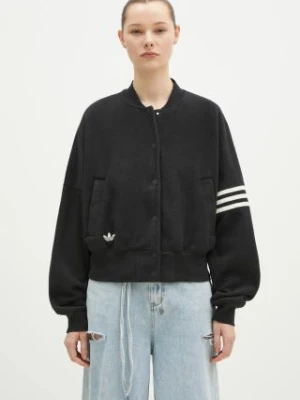 adidas Originals kurtka bomber NC BOMBER JKT damski kolor czarny przejściowa JI8525