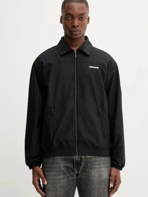 adidas Originals kurtka Brushed TT kolor czarny przejściowa oversize JX3070