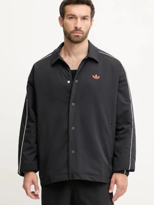 adidas Originals kurtka Coach Jacket kolor czarny przejściowa oversize KA5462