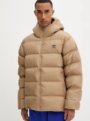 adidas Originals kurtka Commercial Puff kolor beżowy zimowa JX4121
