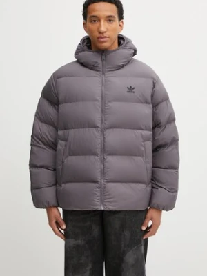 adidas Originals kurtka COMMERCIAL PUFF kolor fioletowy zimowa JX4122