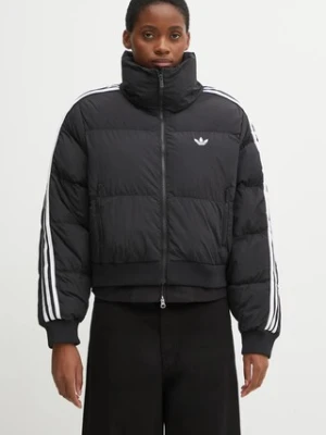 adidas Originals kurtka Cropped Puffer kolor czarny przejściowa JX2970