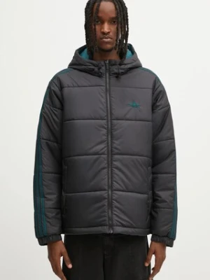 adidas Originals kurtka dwustronna Adicolor kolor czarny zimowa JX6447